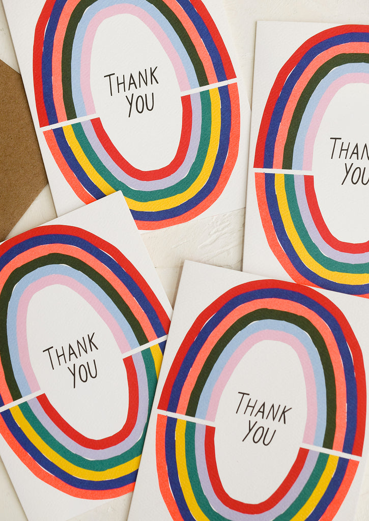 Rainbow Arches Thank You Card By Hartland Brooklyn Leif 2804