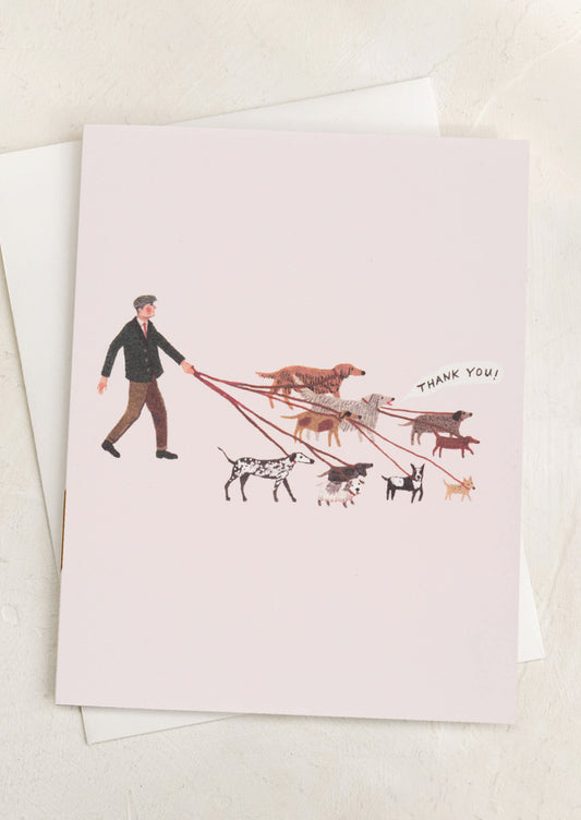 Dog Walker Thank You Card