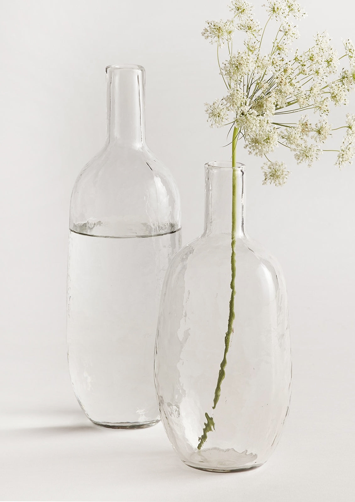 Hammered Glass Carafe