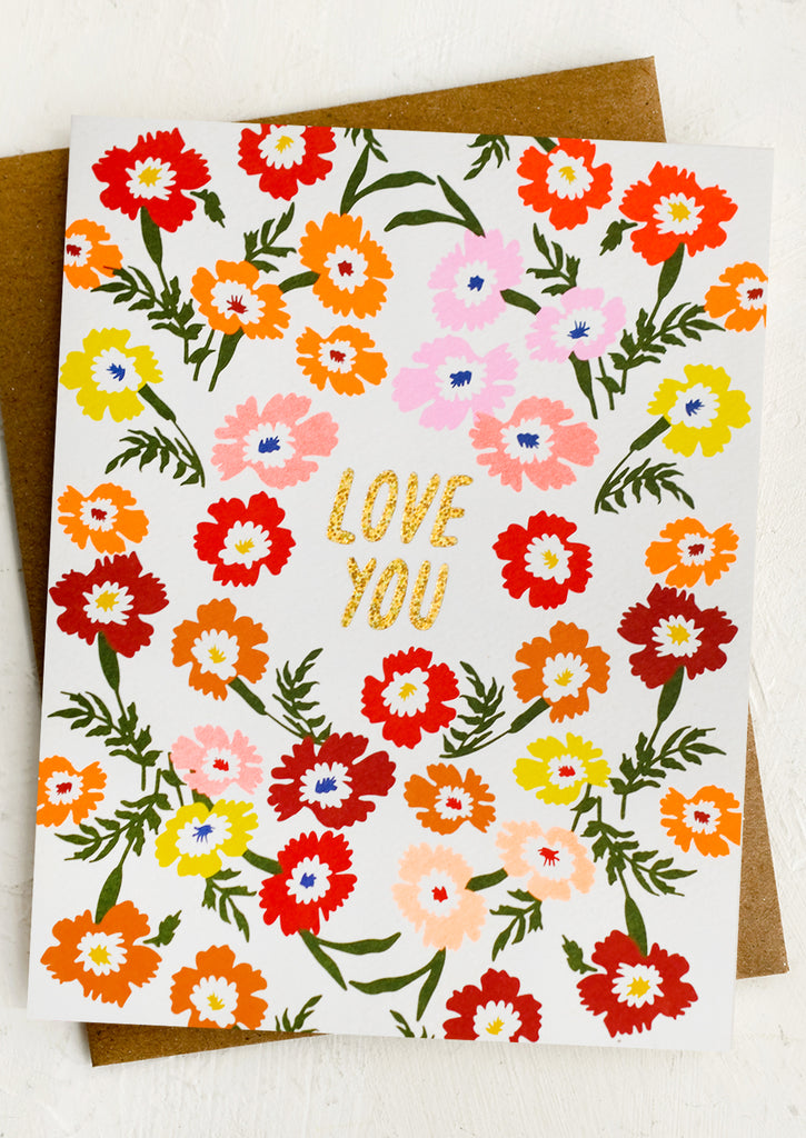 Dianthus Love You Card By Hartland Brooklyn Leif 7769