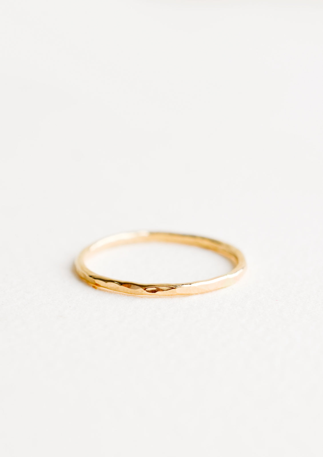 Hammered Stacking Ring - Size 5