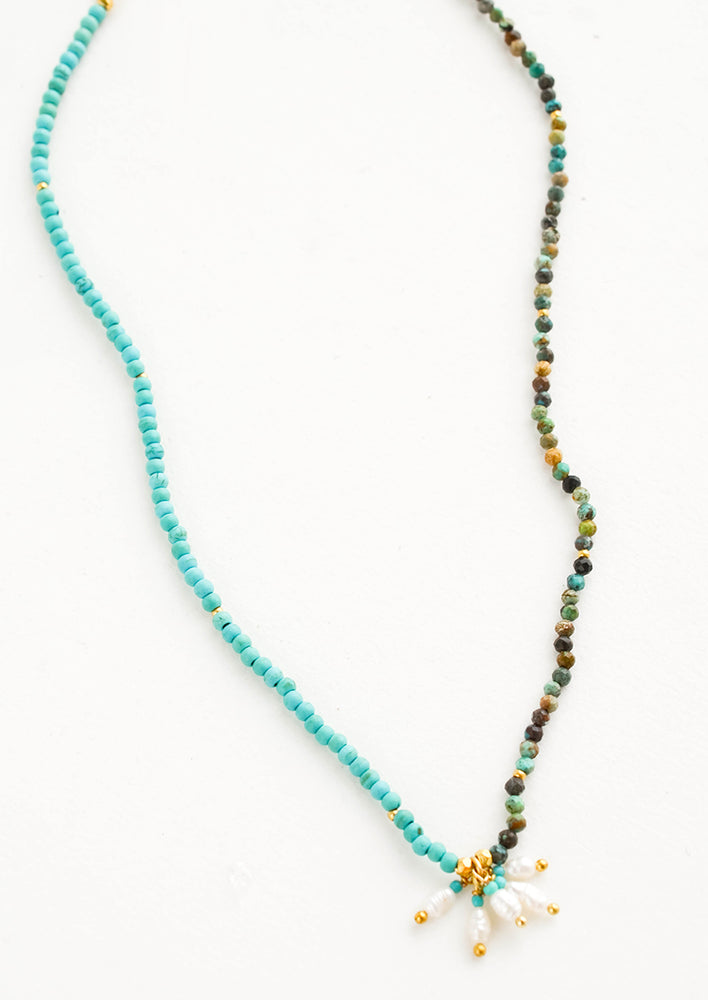 Nefertiti Layered Pearl Mix Choker Necklace | LEIF