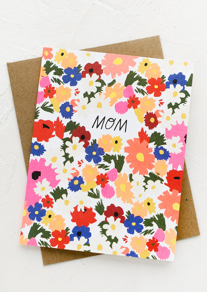 Neon Floral Mothers Day Card By Hartland Brooklyn Leif