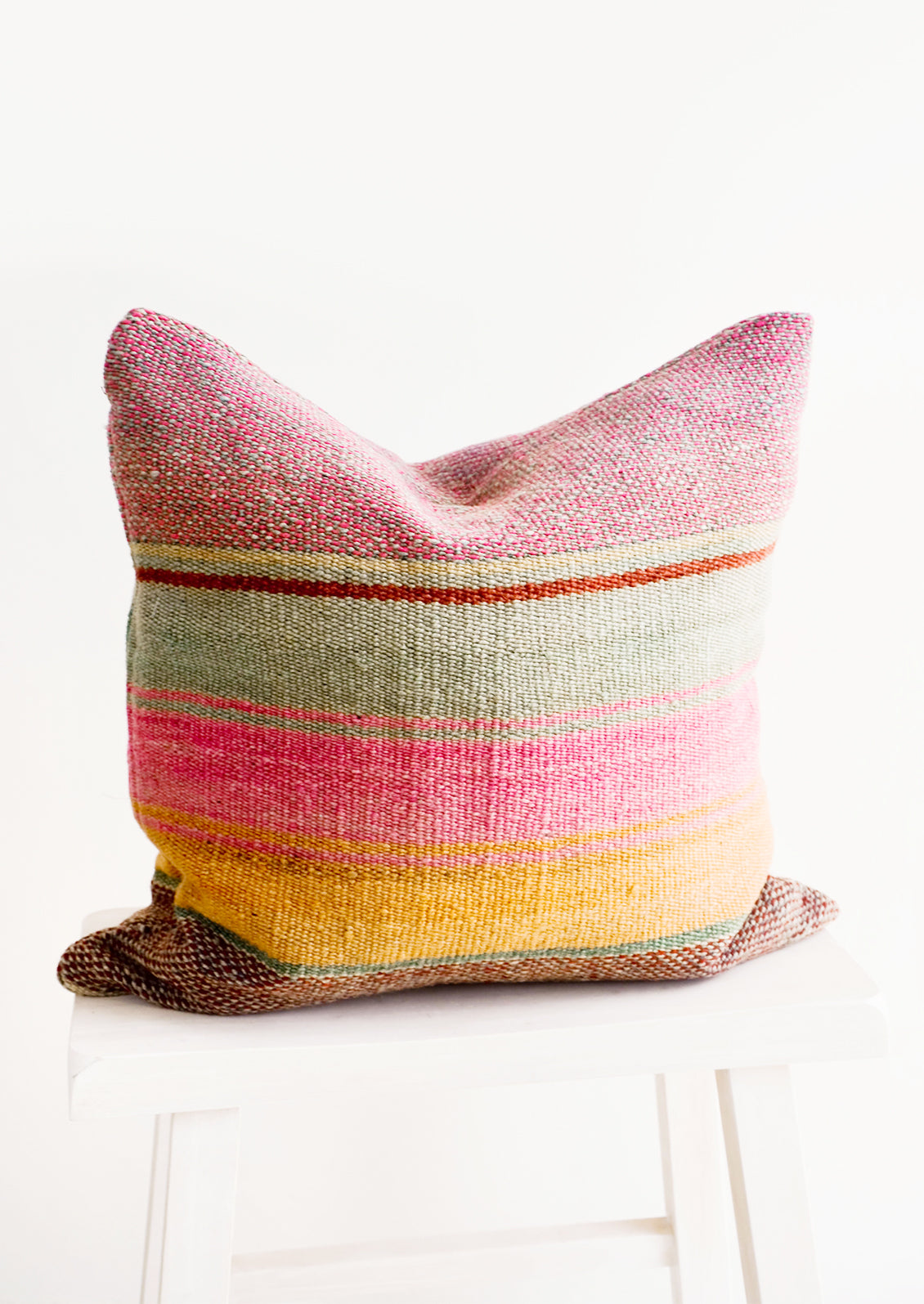 Frazada Pillow in Cuyamaca Stripe in  - LEIF