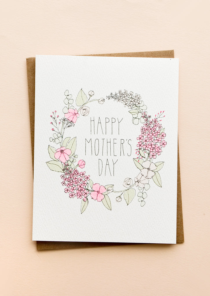 Mother's Day Wreath Card by Hartland Brooklyn | LEIF