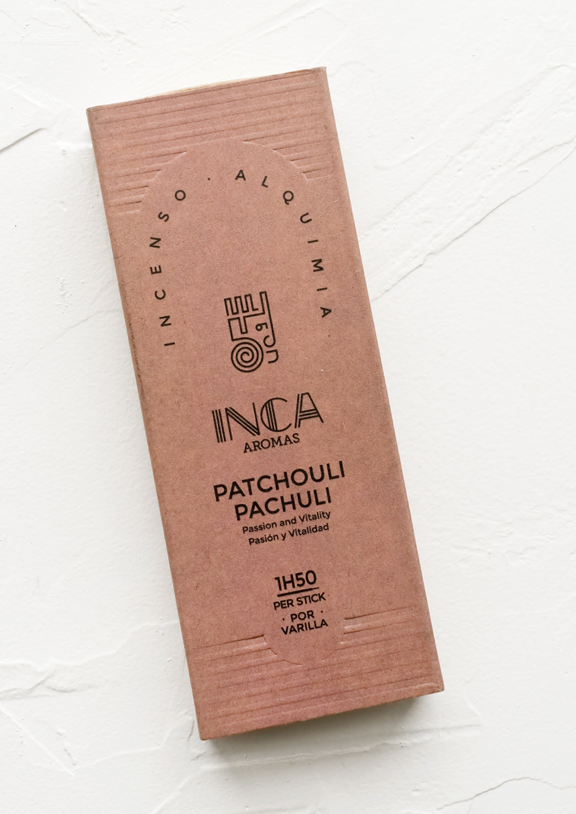 A box of patchouli stick incense.