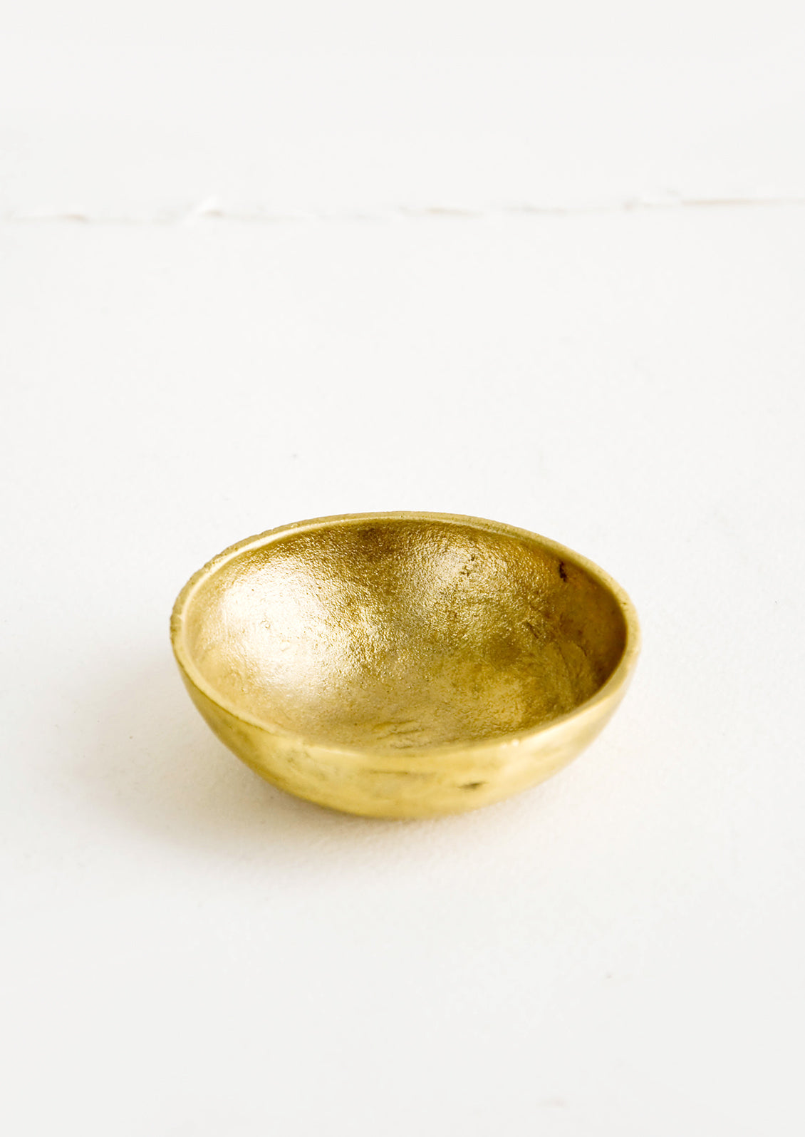 Small brass bowl with organic, natural texture