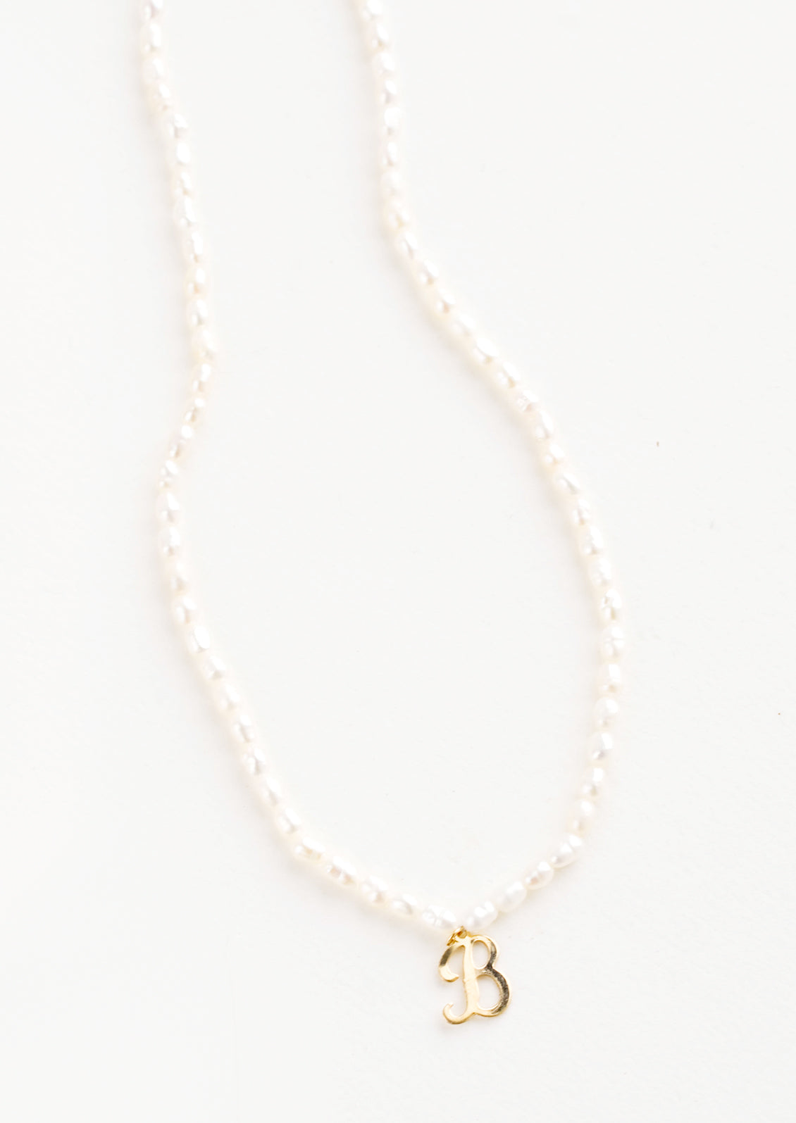 Quincy Pearl Initial Necklace