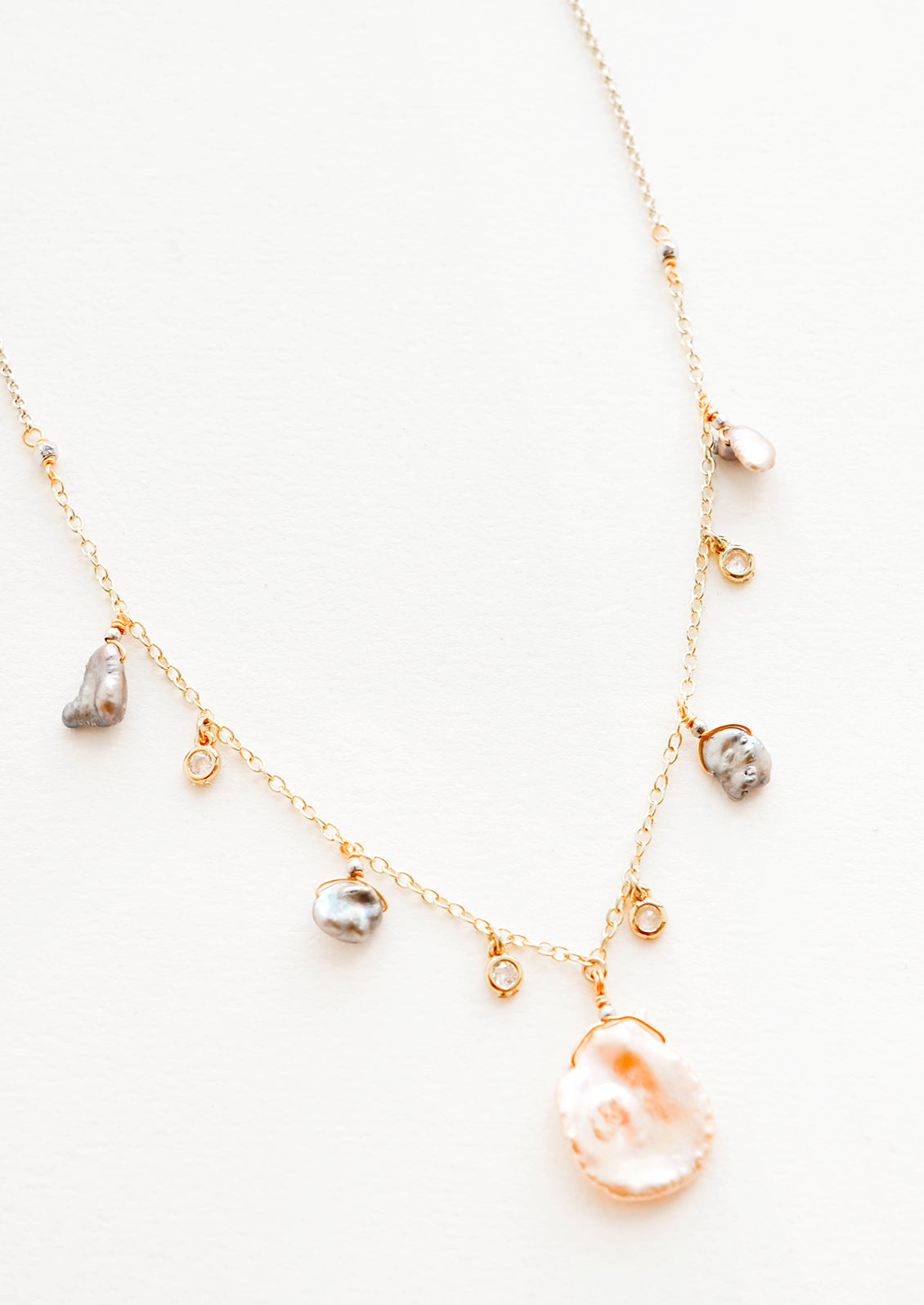 Seychelles Freshwater Pearl Necklace in  - LEIF