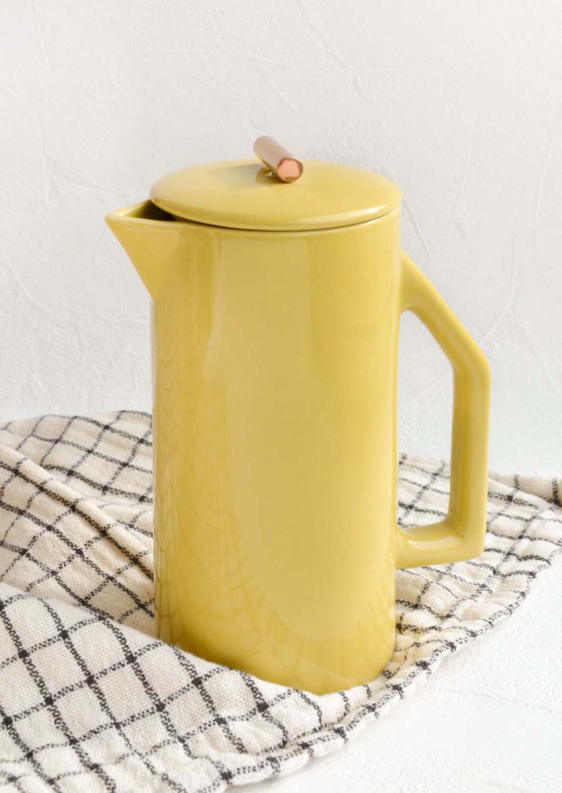 Yield Ceramic French Press - Chartreuse